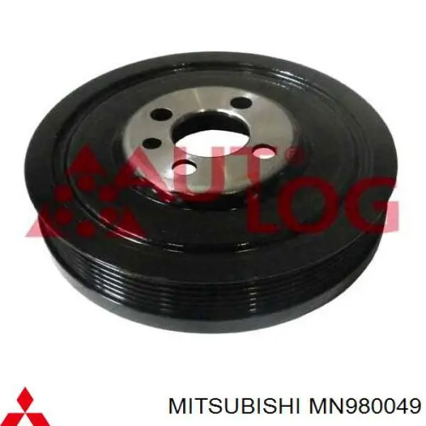 Шкив коленвала (демпфер) Mitsubishi MN980049 цена, от 12.63 USD