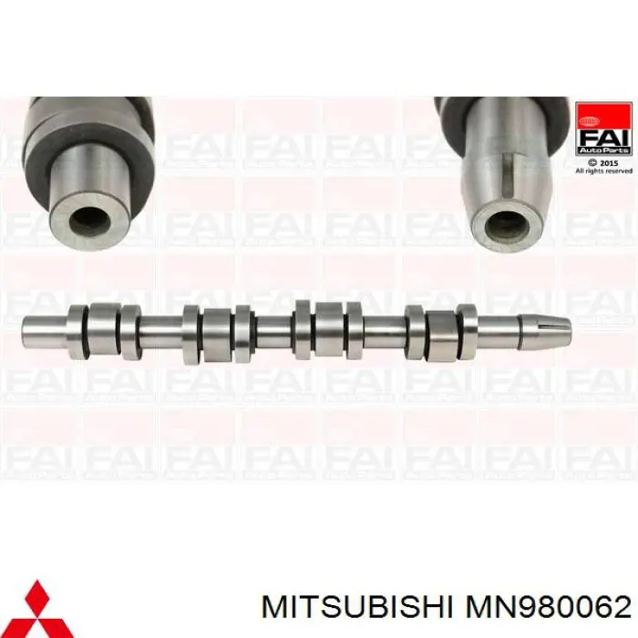 MN980062 Mitsubishi árvore distribuidora de motor de escape