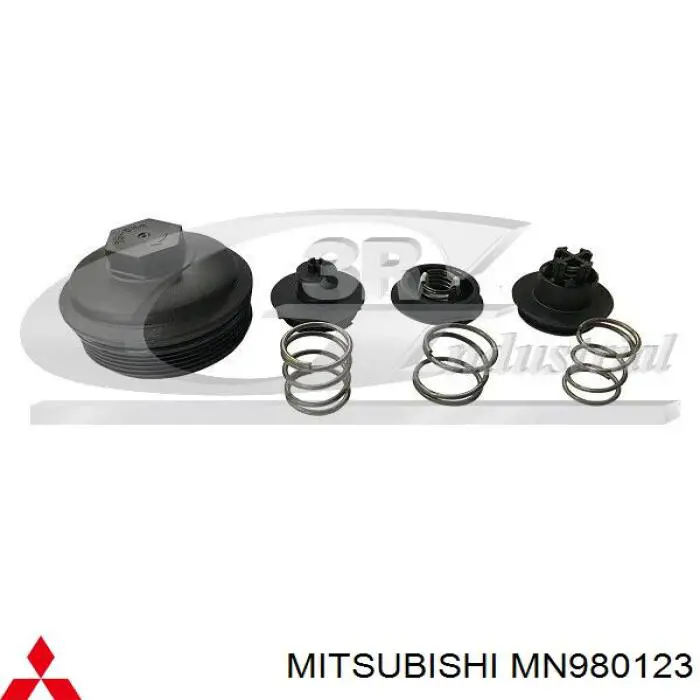 MN980123 Mitsubishi крышка масляного фильтра