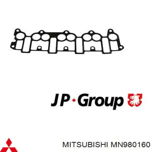 Прокладка впускного коллектора MN980160 Mitsubishi