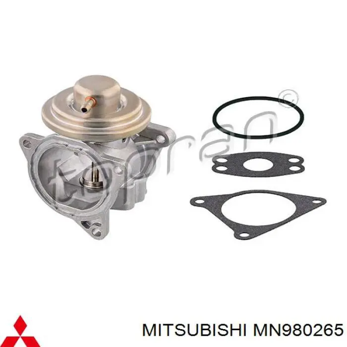 Клапан EGR рециркуляции газов Mitsubishi MN980265