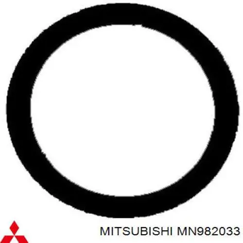 Junta, Tapa de culata de cilindro, Anillo de junta MN982033 Mitsubishi