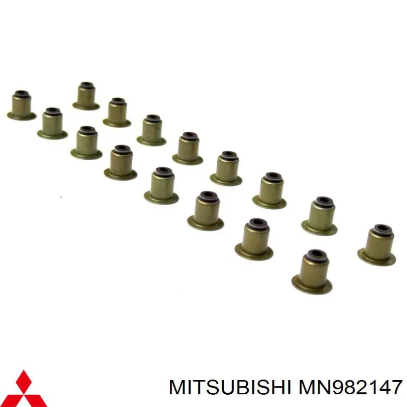 MN982147 Mitsubishi сальник клапана (маслосъемный, впуск/выпуск)
