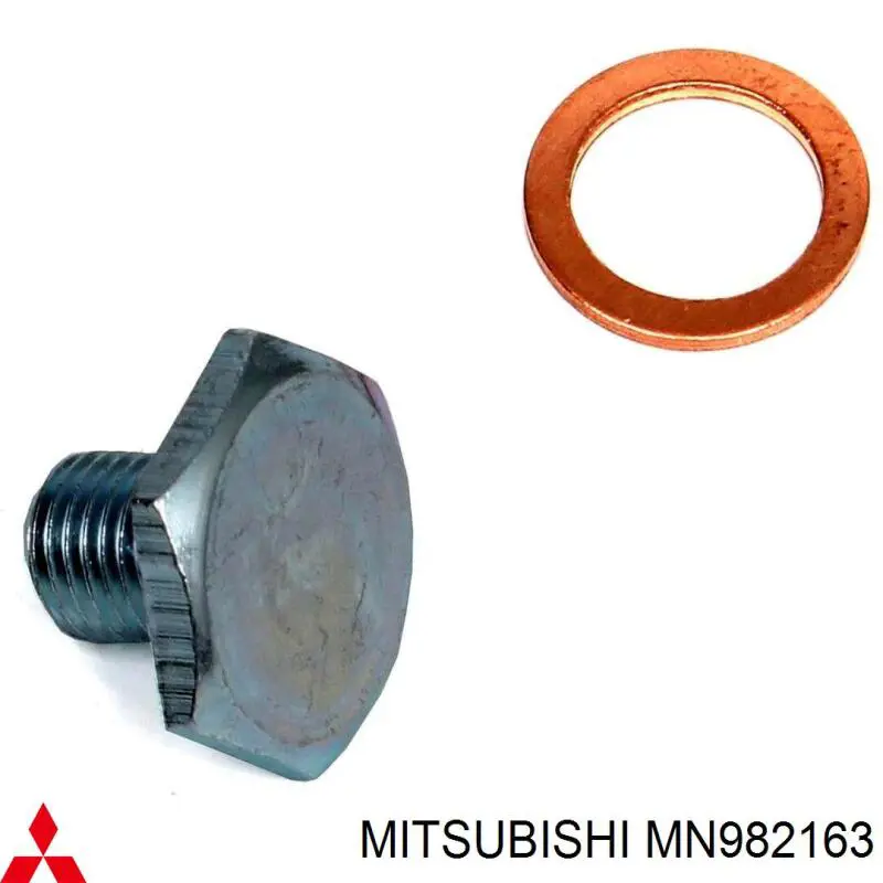 Пробка поддона двигателя Mitsubishi MN982163 цена, от 1.51 USD