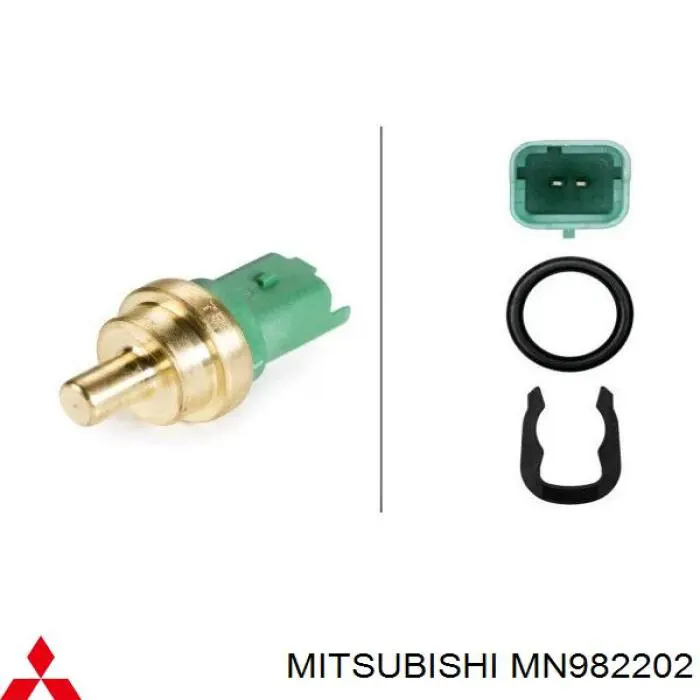 MN982202 Mitsubishi датчик температуры охлаждающей жидкости