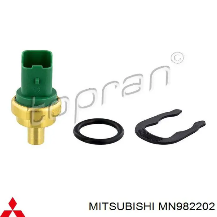 Sensor de temperatura del refrigerante MN982202 Mitsubishi