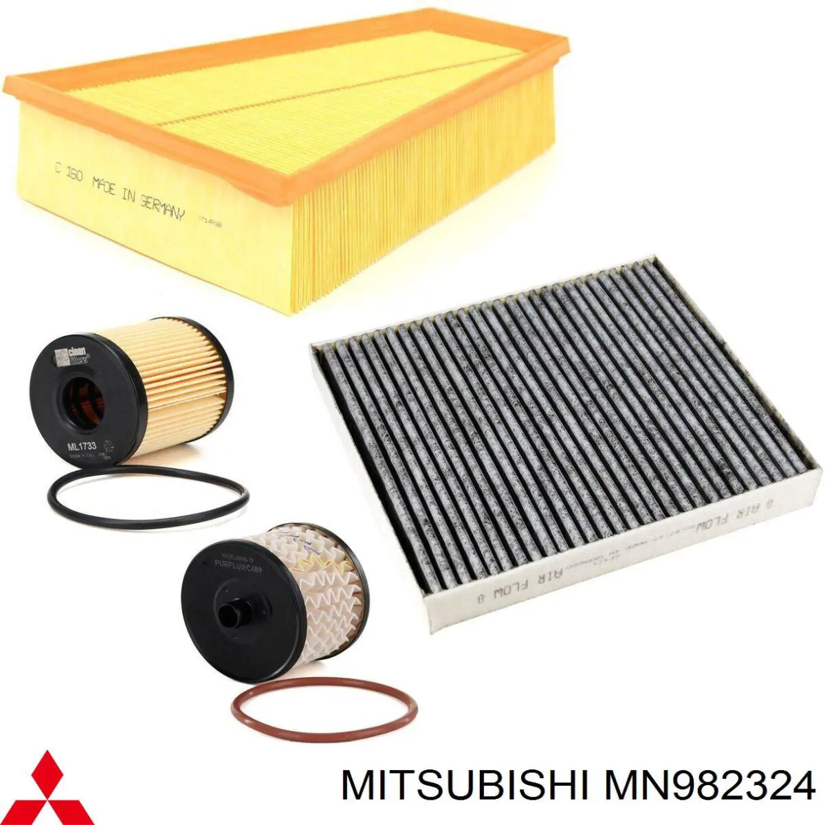 Купить MN982324 Mitsubishi Фильтр центробежный очистки масла