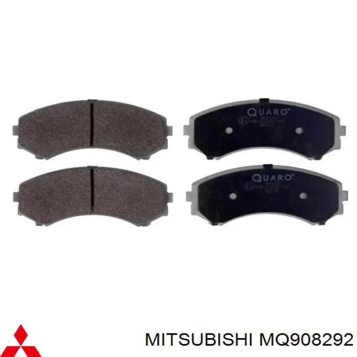 Передние тормозные колодки MQ908292 Mitsubishi