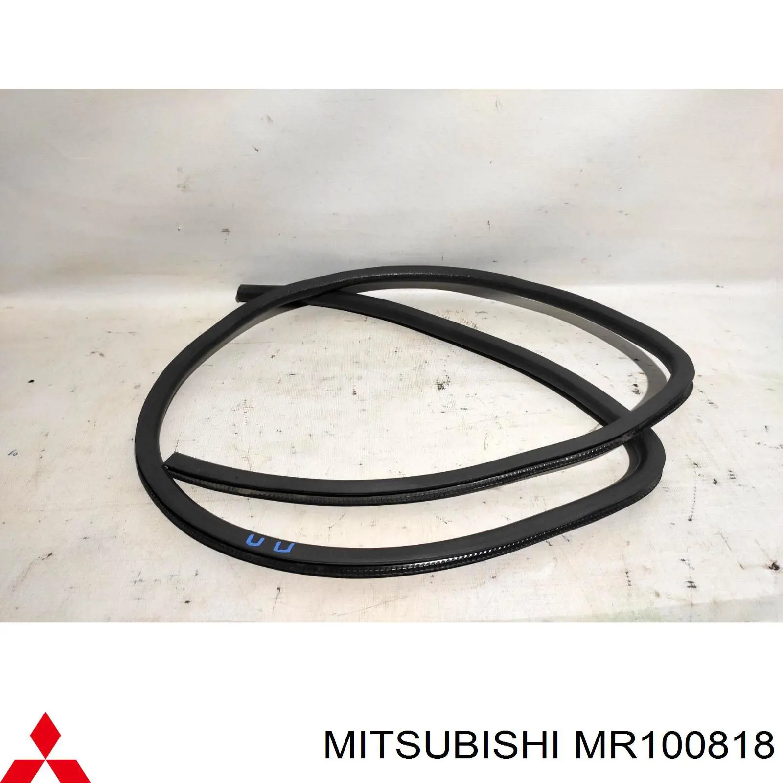 Junta de puerta delantera derecha (en carrocería) MR100818 Mitsubishi