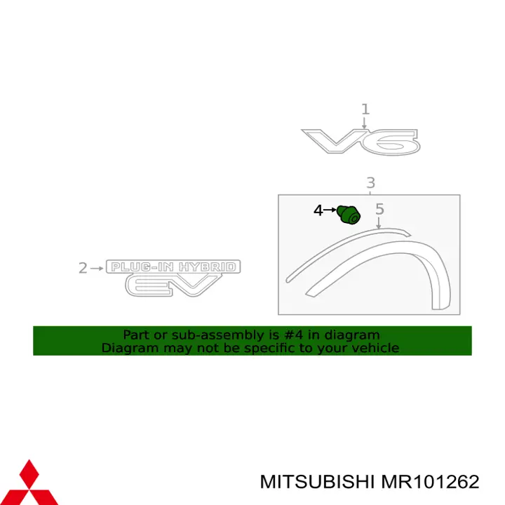  MR101262 Mitsubishi