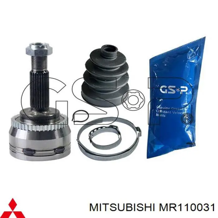 Полуось (привод) передняя левая MR110031 Mitsubishi