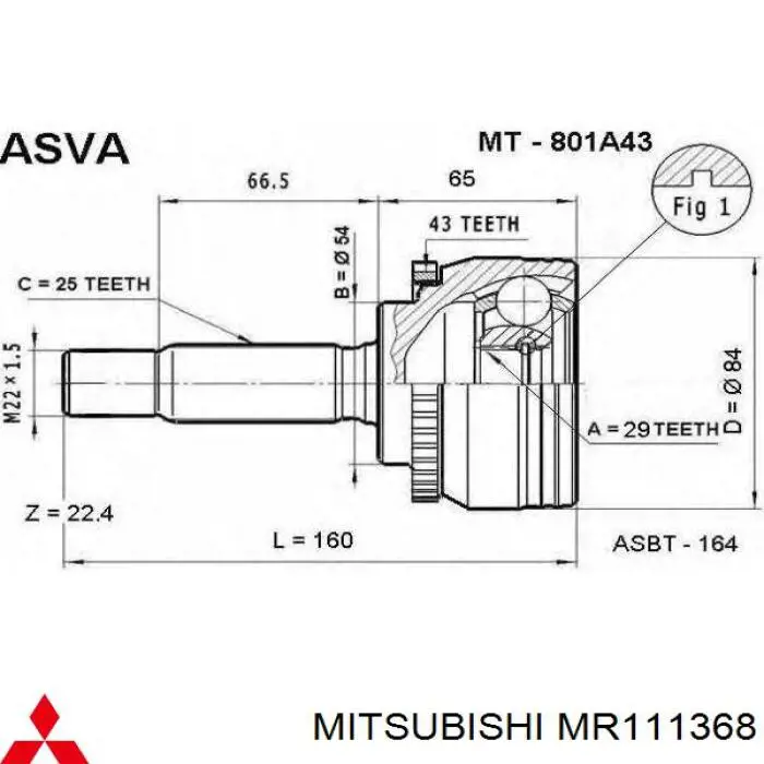 MR111368 Mitsubishi 