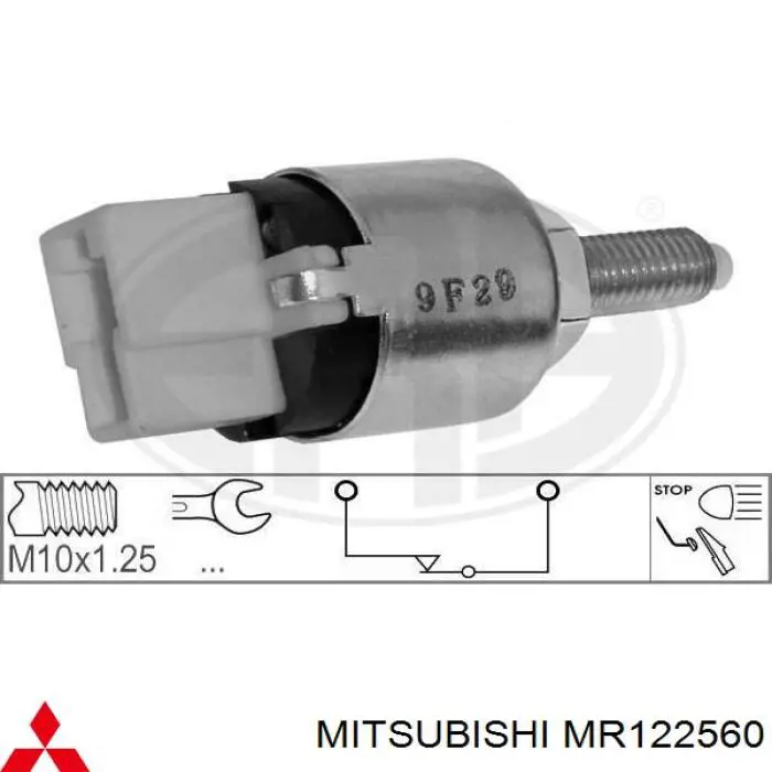 Interruptor Luz De Freno MR122560 Mitsubishi