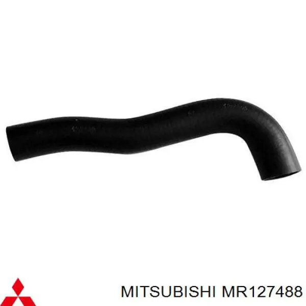 MR127488 Mitsubishi шланг (патрубок радиатора охлаждения верхний)