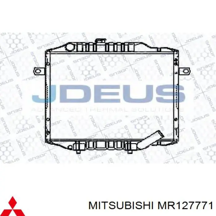 Радиатор MR127771 Mitsubishi