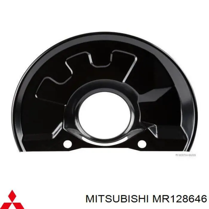 Щиток тормозного диска переднего Mitsubishi MR128642 цена, от 22.21 USD