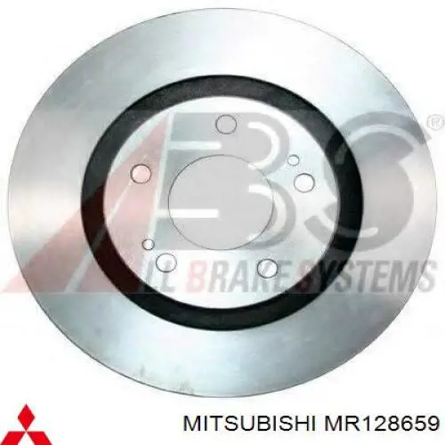 MR128659 Mitsubishi диск тормозной передний