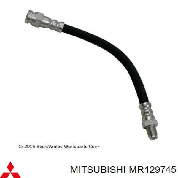 MR129745 Mitsubishi шланг тормозной задний