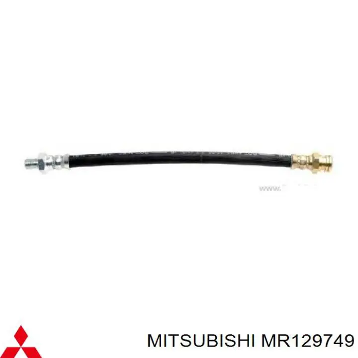 Шланг тормозной передний MR129749 Mitsubishi