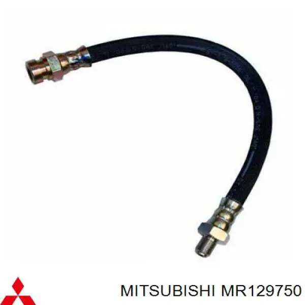 MR129750 Mitsubishi шланг тормозной задний