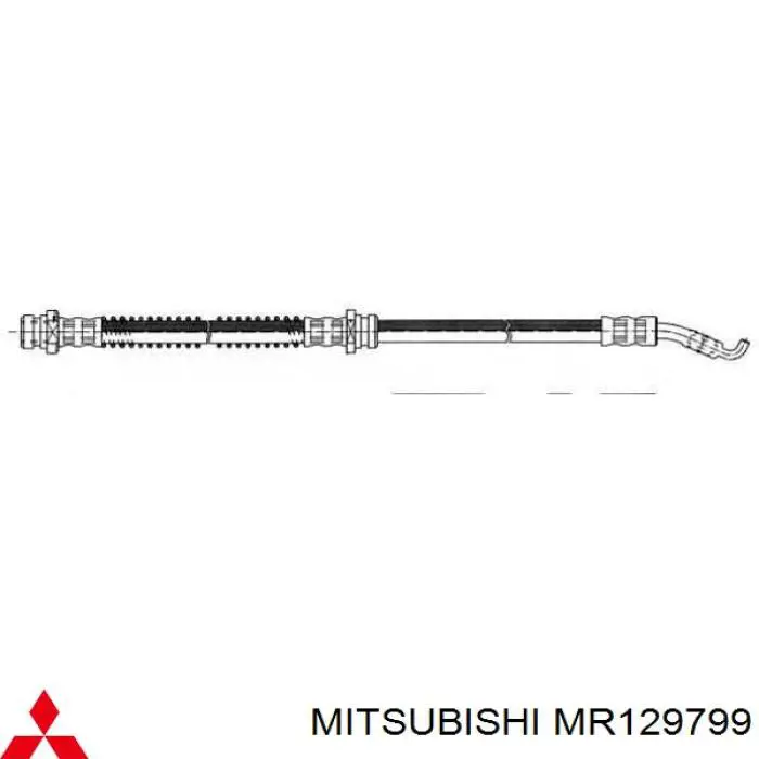 Шланг тормозной передний Chrysler MB857426