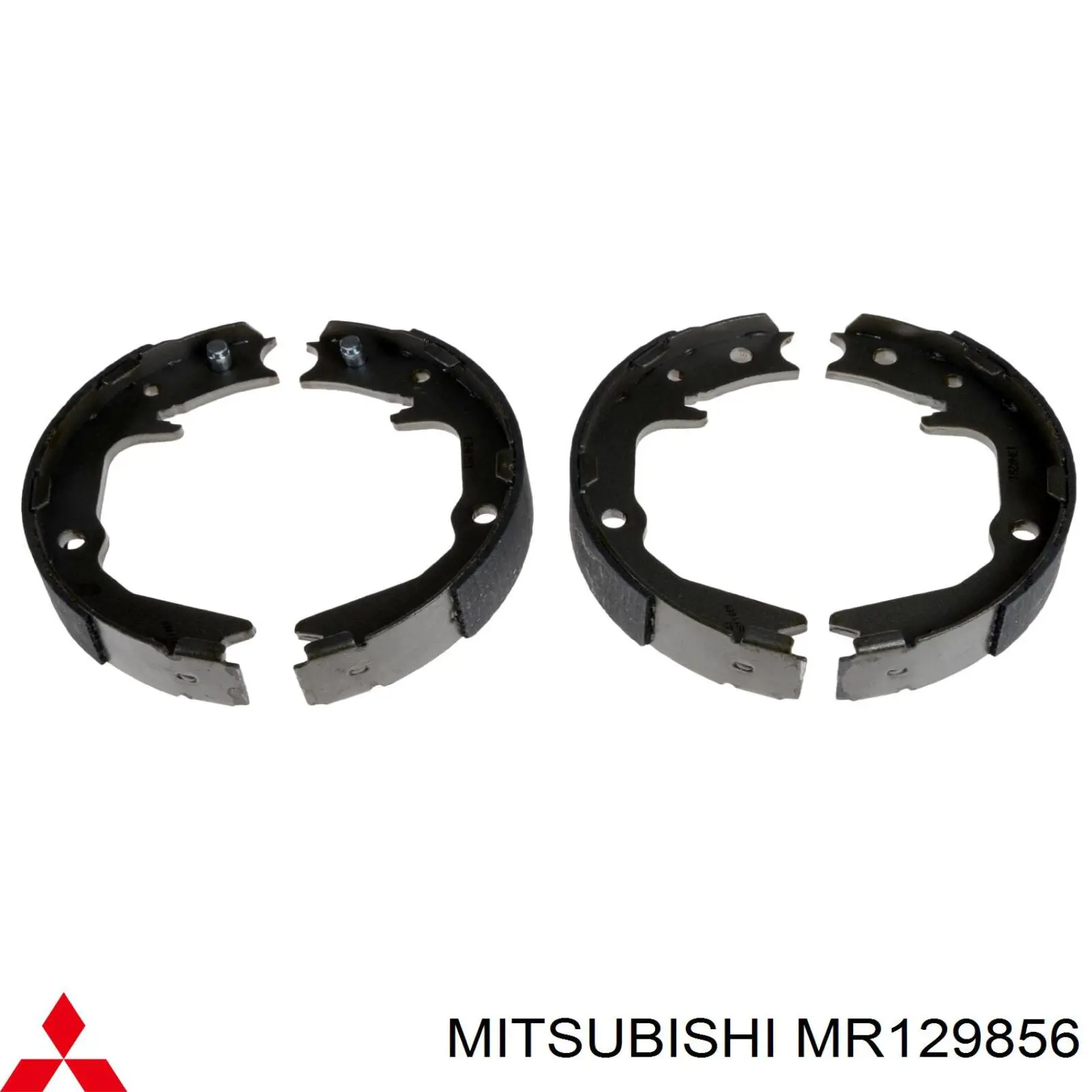 Задние барабанные колодки MR129856 Mitsubishi