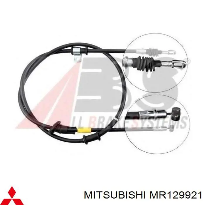 Трос ручного тормоза задний Mitsubishi MR129921 цена, от 15.59 USD