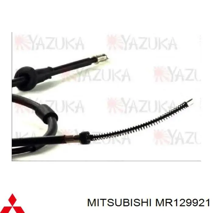 Купить MR129921 Mitsubishi Трос стояночного тормоза задний левый