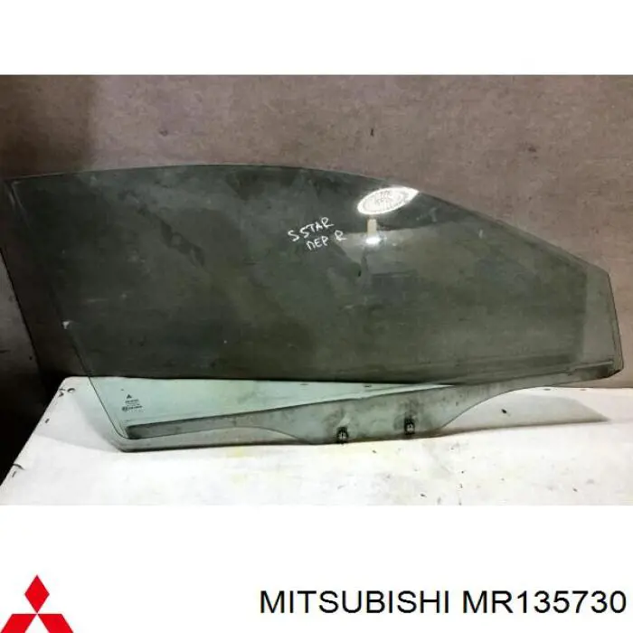 Vidro da porta dianteira direita para Mitsubishi Space Star (DG0)