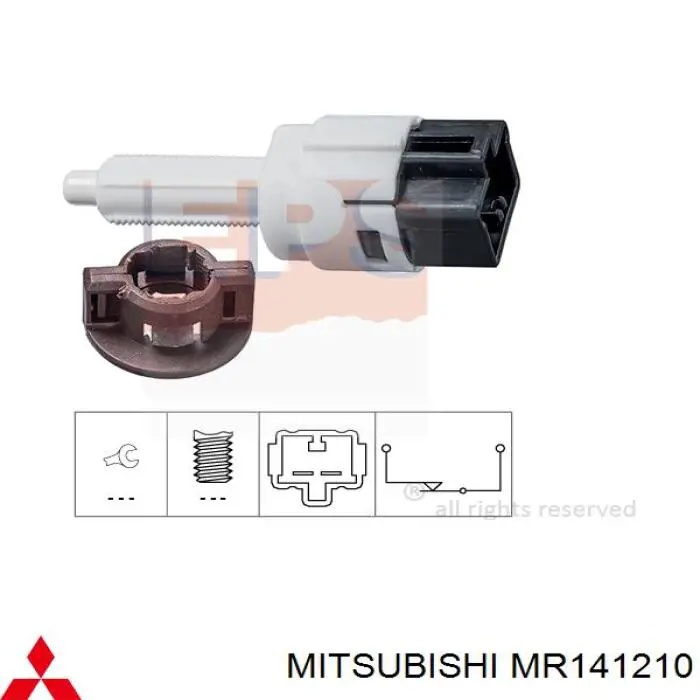 MR141210 Mitsubishi датчик включения стопсигнала