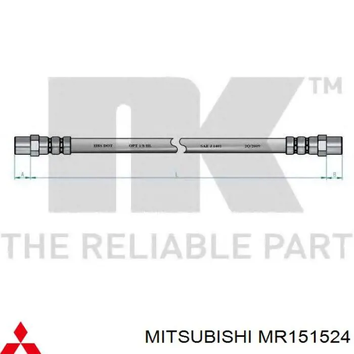  Mitsubishi MR151524 цена, от 28.31 USD