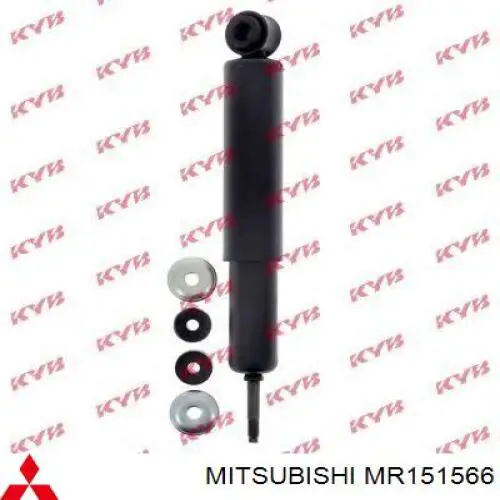 MR151566 Mitsubishi amortecedor traseiro