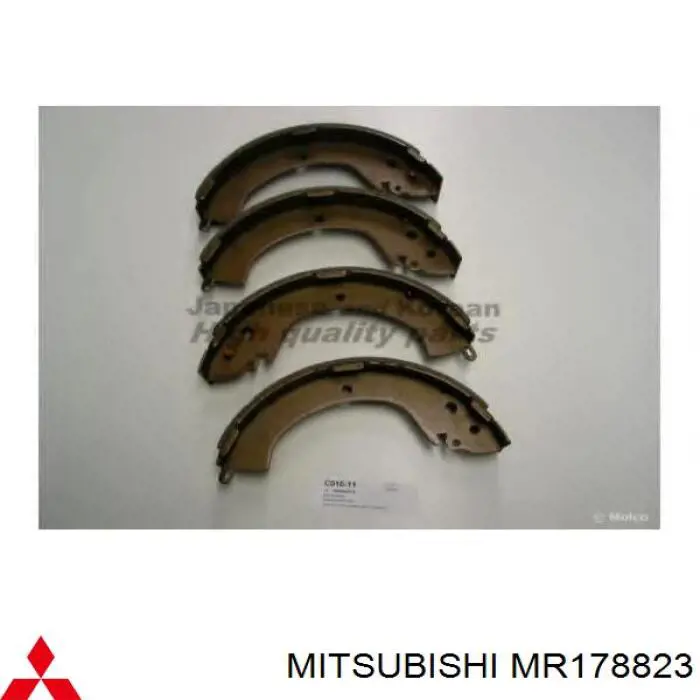 Задние барабанные колодки MR178823 Mitsubishi