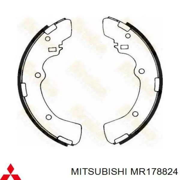 MR178824 Mitsubishi задние барабанные колодки