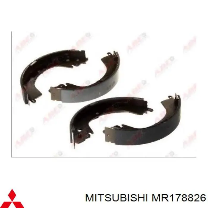 Колодки гальмові задні, барабанні MR178826 Mitsubishi