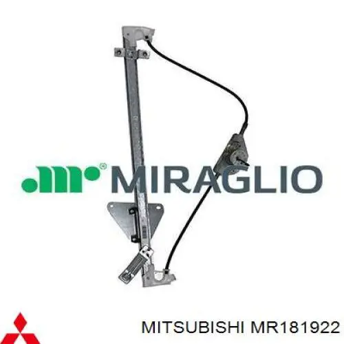  Mecanismo de acionamento de vidro da porta dianteira direita Mitsubishi Montero SPORT SUV (K8, K9) (2000 - 2004) SPORT
