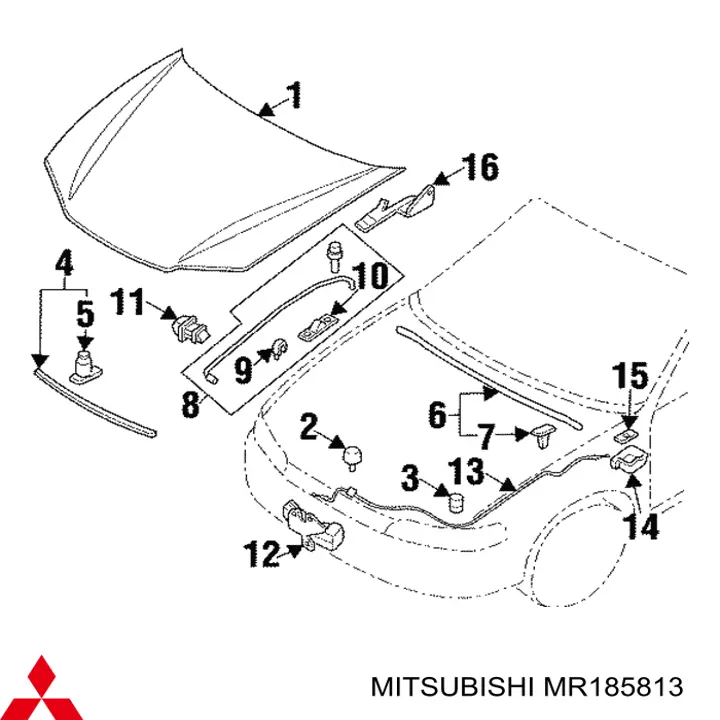  MR185813 Mitsubishi