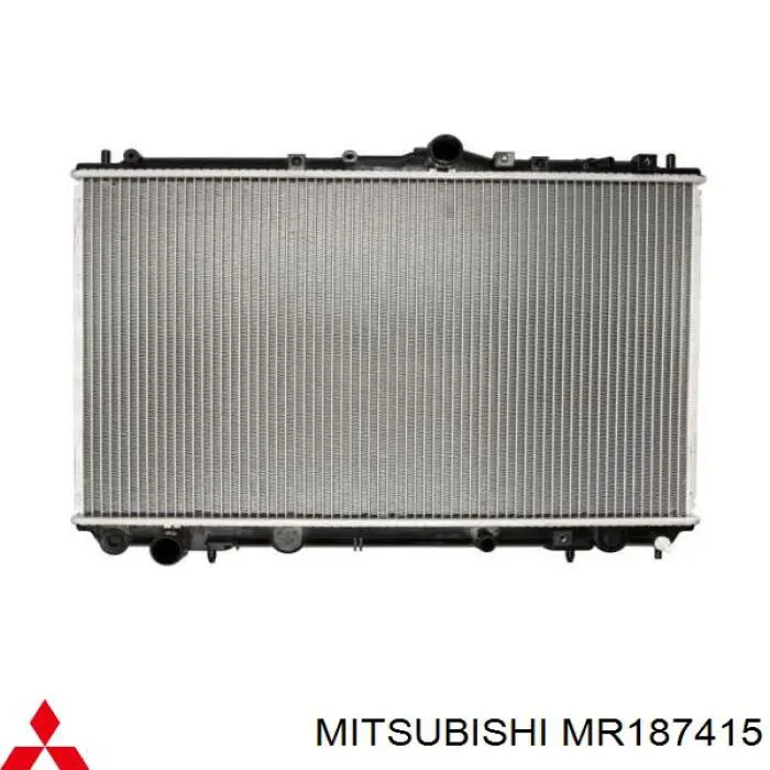 MR187415 Mitsubishi radiador de esfriamento de motor