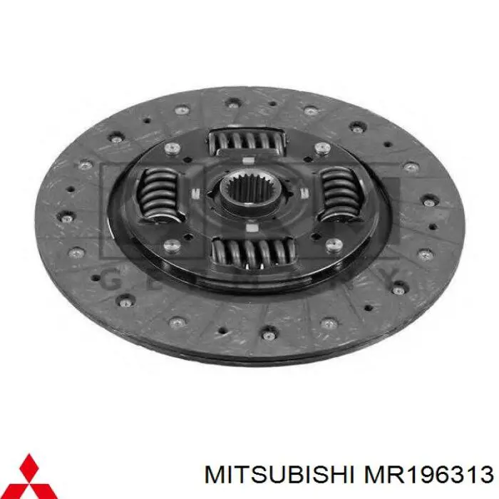 Диск сцепления MR196313 Mitsubishi