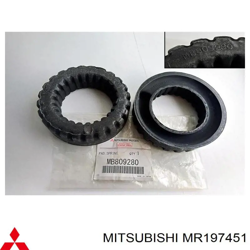 Передняя пружина MR197451 Mitsubishi