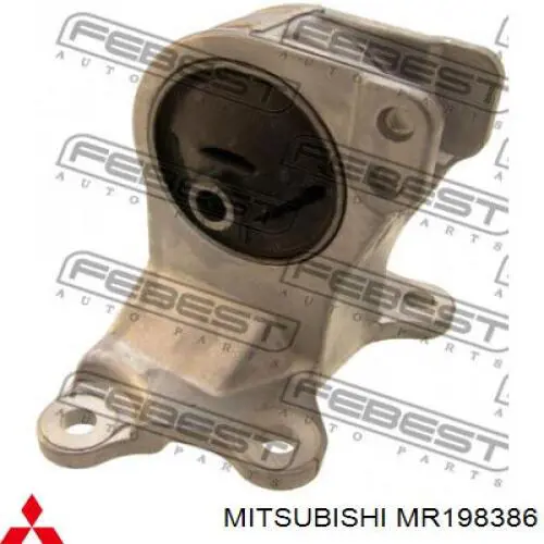 Подушка (опора) двигателя левая Mitsubishi MR198386