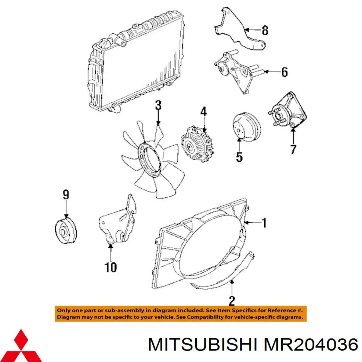  MR204036 Mitsubishi