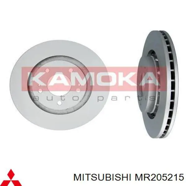 MR205215 Mitsubishi диск тормозной передний