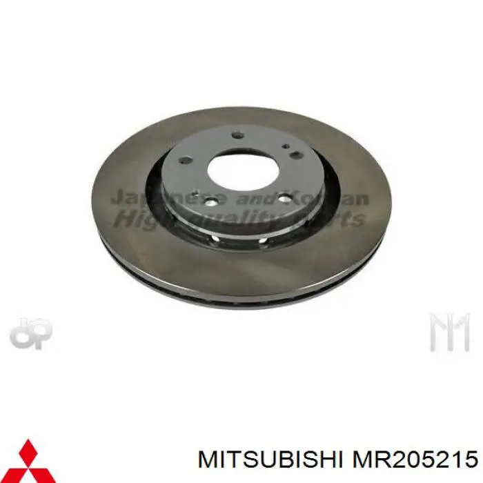 Disco do freio dianteiro Mitsubishi MR205215 preço, a partir de 186,73 USD