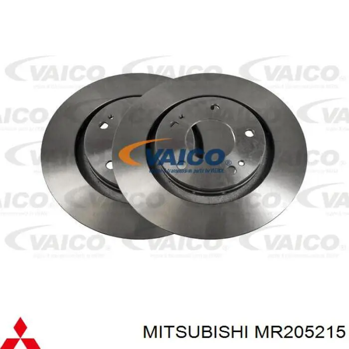 Disco do freio dianteiro Mitsubishi MR205215 preço, a partir de 186,73 USD