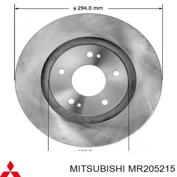Compre MR205215 Mitsubishi Disco do freio dianteiro