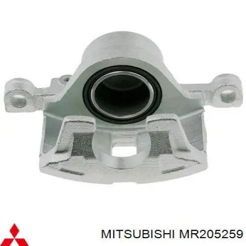 MR205259 Mitsubishi суппорт тормозной передний правый