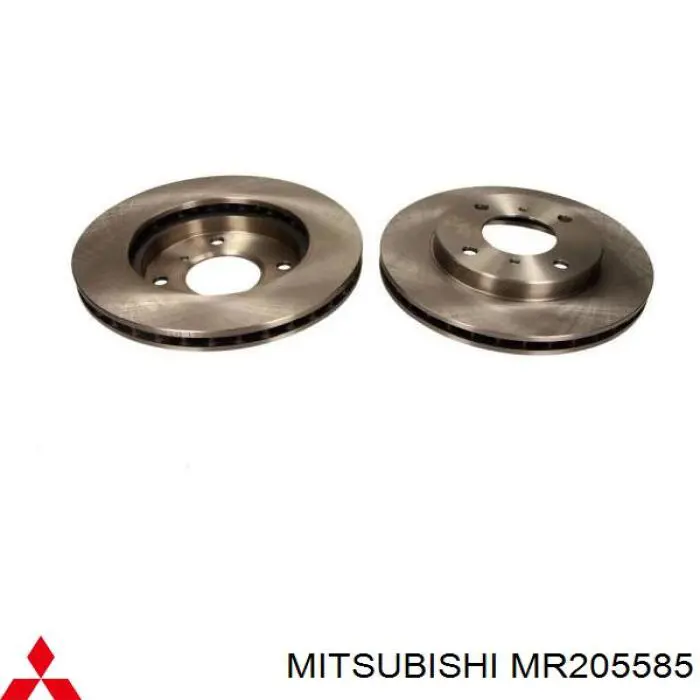 Диск гальмівний передній MR205585 Mitsubishi