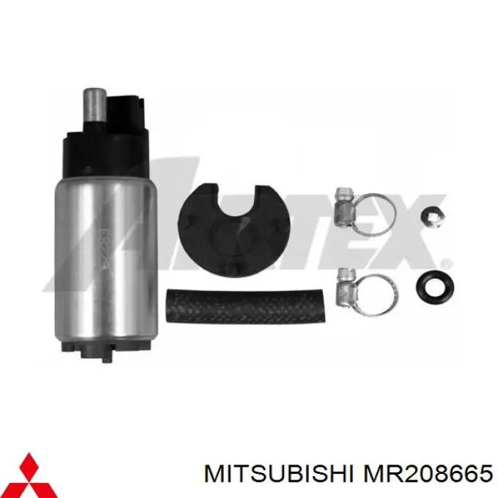 Bomba de combustível elétrica submersível para Mitsubishi Pajero II Canvas Top V2W, V4W
