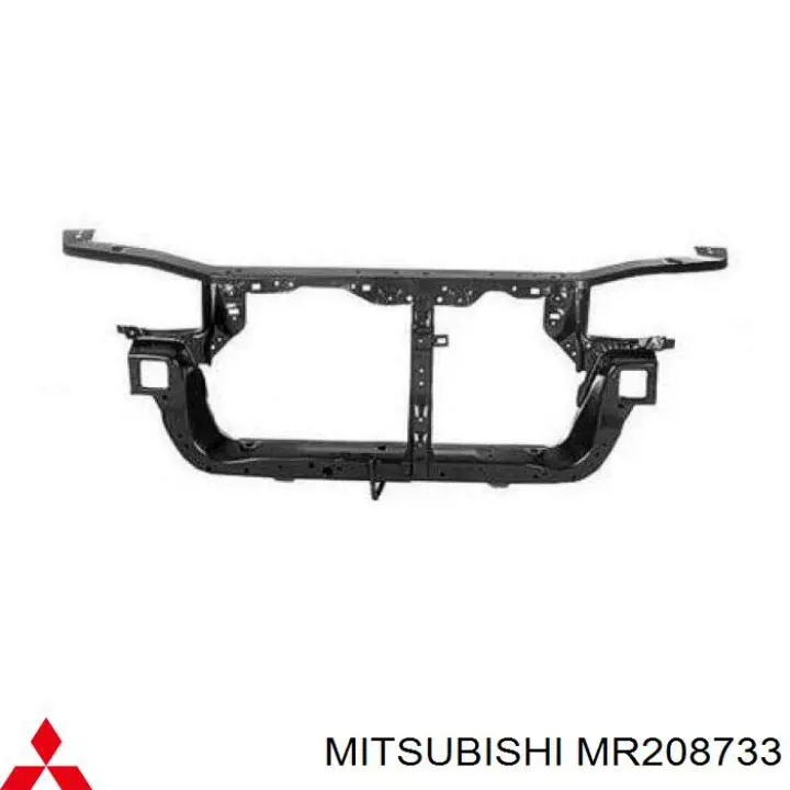 Суппорт радиатора в сборе (монтажная панель крепления фар) Mitsubishi MR208733